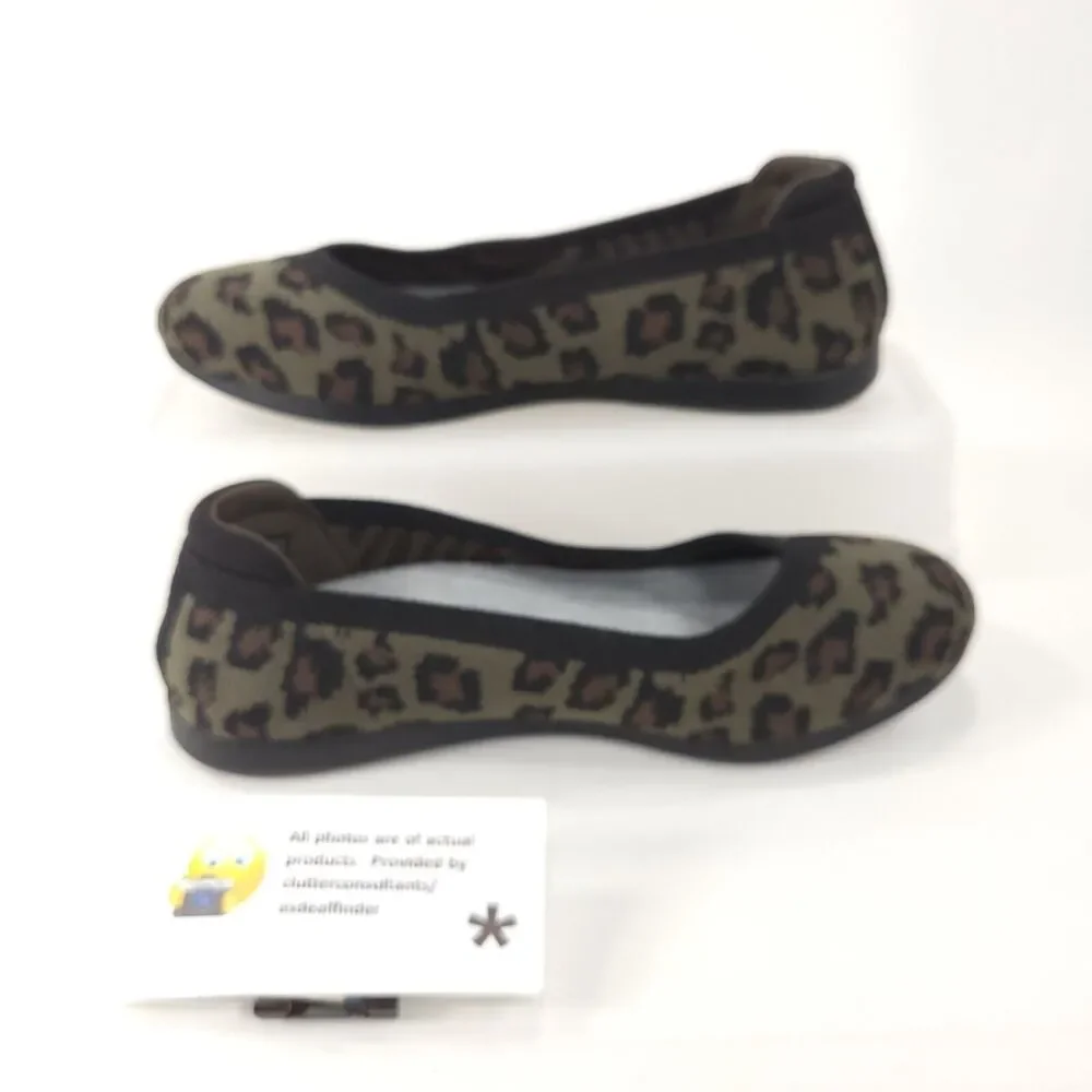 Cloudsteppers by Clarks Casual Ballet Flat Womens Size 5 61338074 Gray Black
